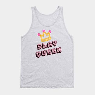 Slay Queen with Crown Tank Top